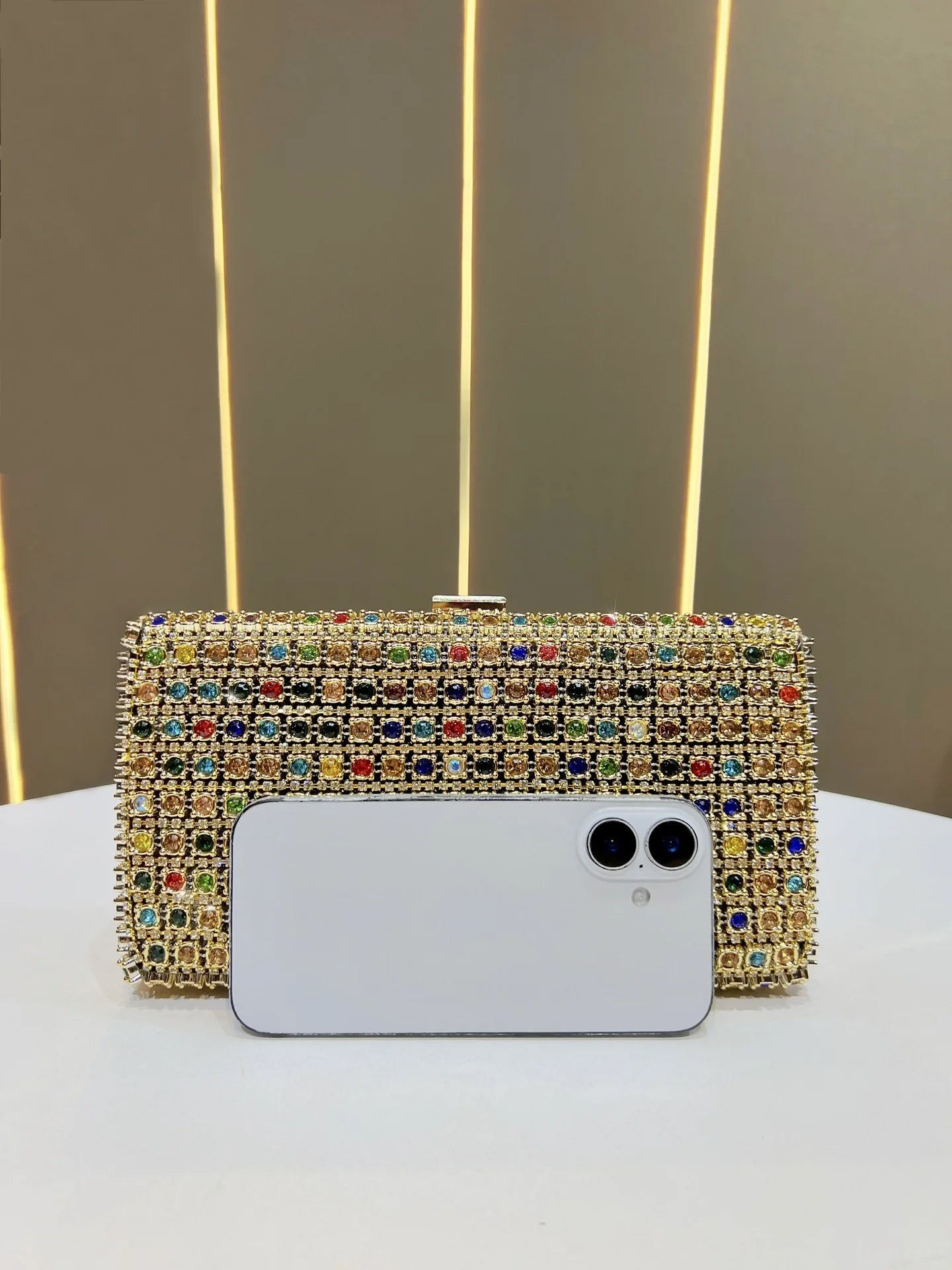 women's clutch exquisite fashion dinner  celebrity rhinestone chain portable women's crossbody women's bag