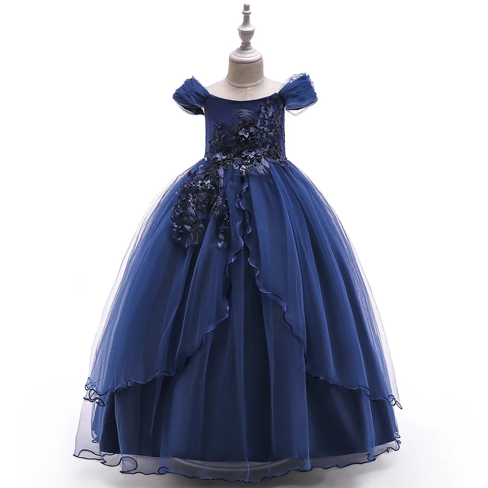 Tulle Bow Junior Bridesmaid Dress