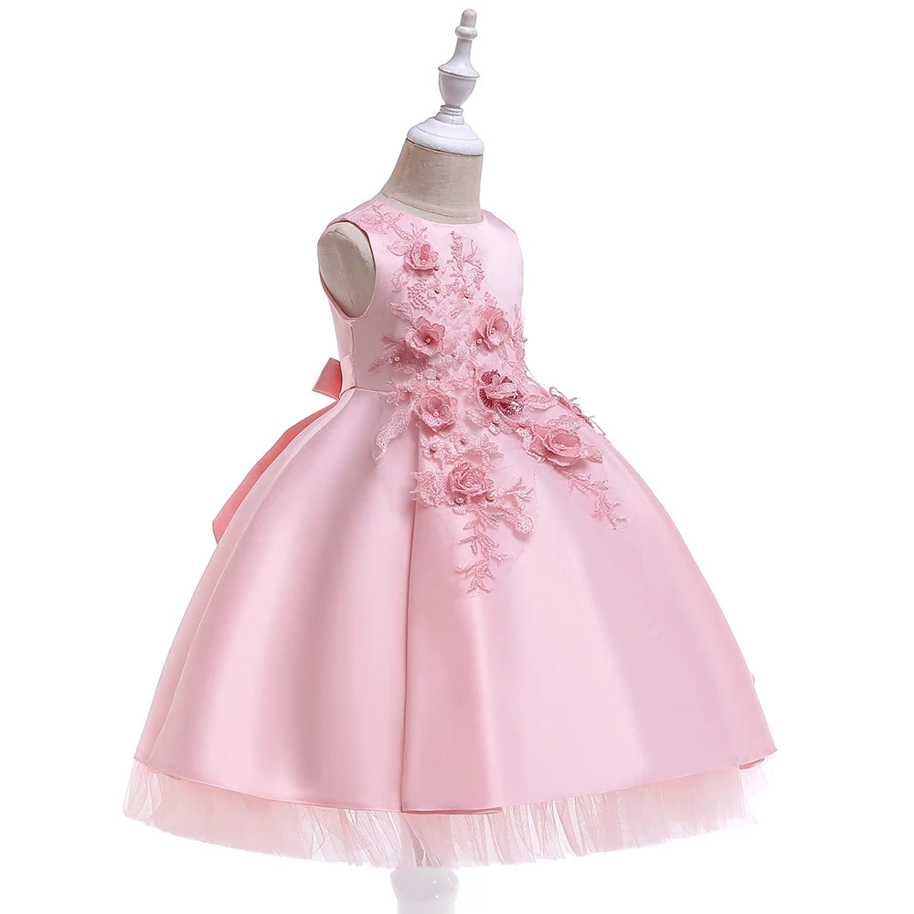 Embroidered Pageant Party Dress