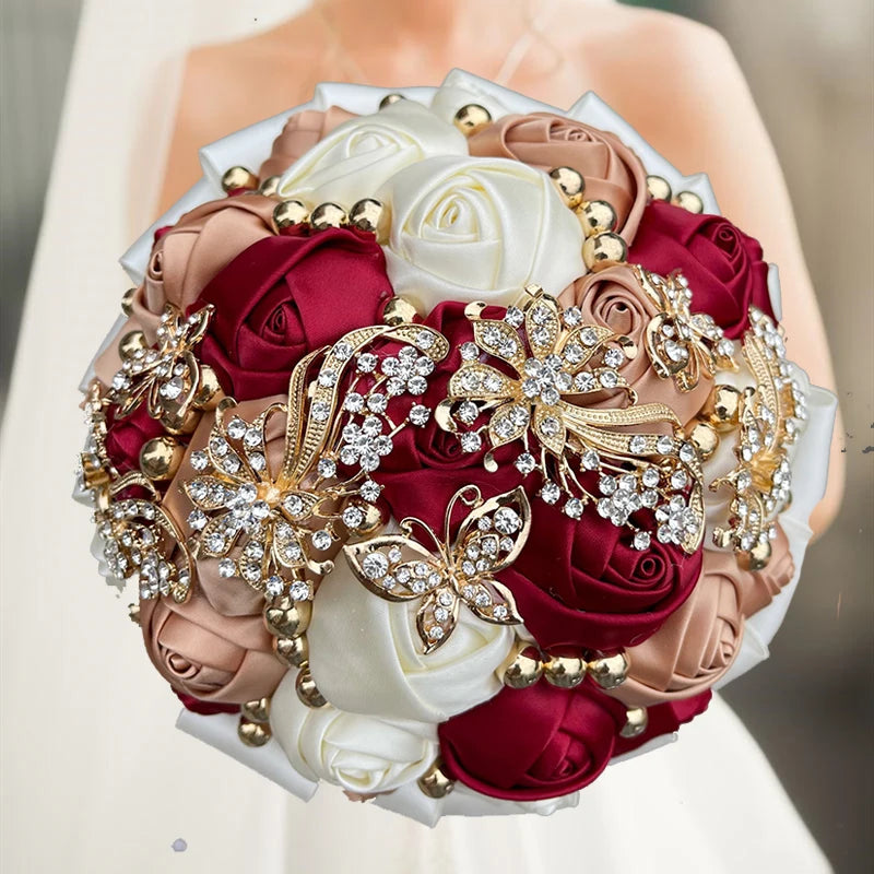 Pink Wedding Bouquet Bridesmaid Bridesmaid Holding Flowers