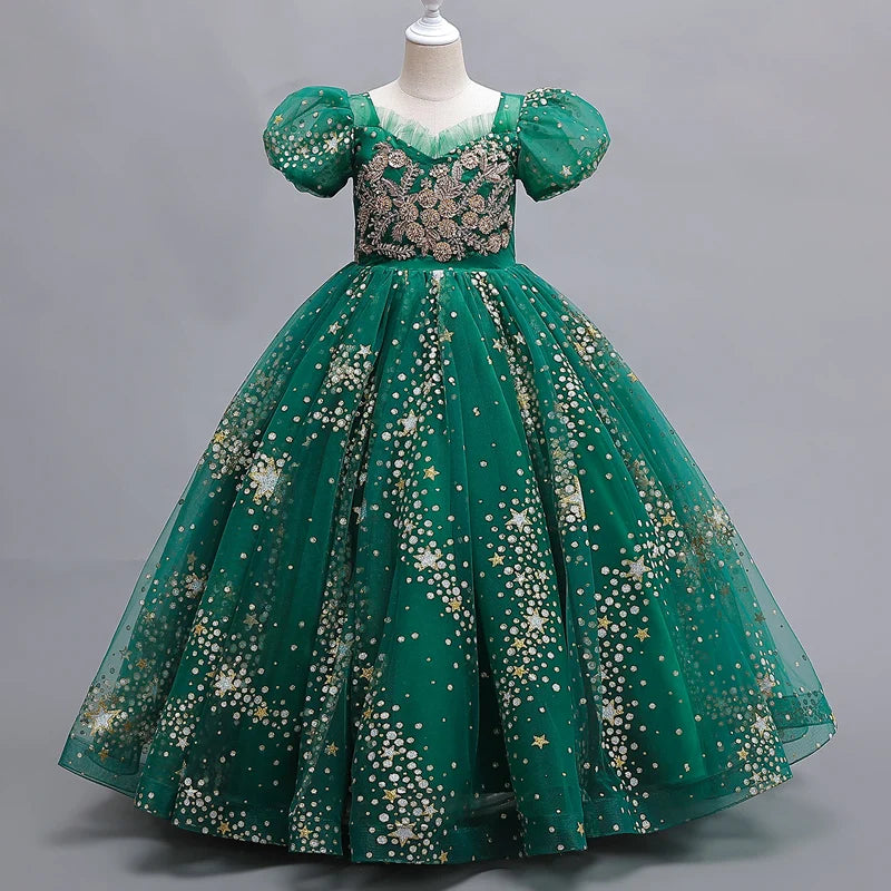 Mesh Princess Pageant Dress