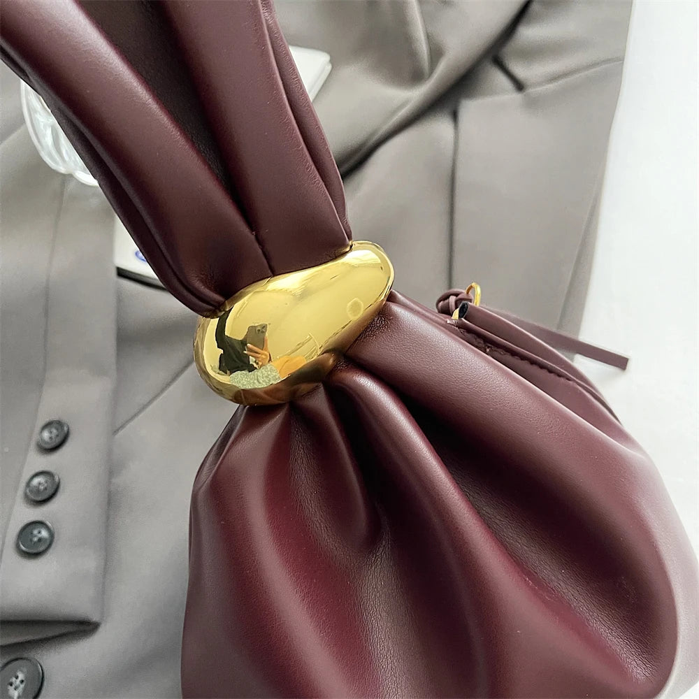 Elegant PU Leather Evening Bag