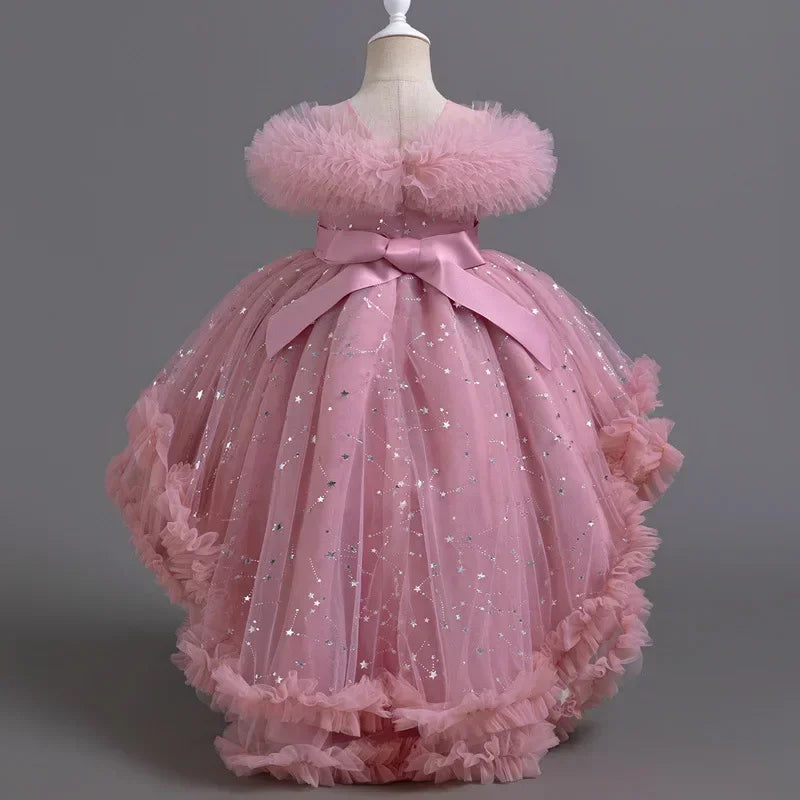 Sleeveless Lace Flower Girl Dress