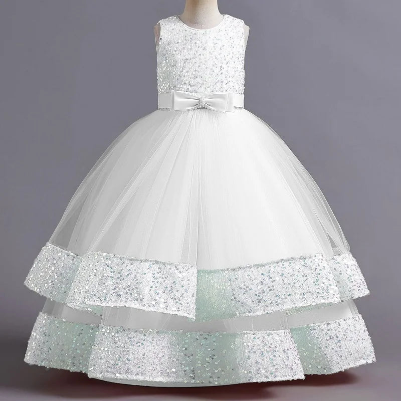Butterfly Lace Communion & Flower Girl Dress