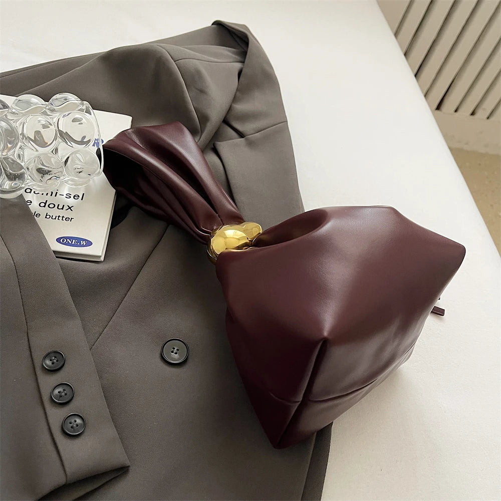 Elegant PU Leather Evening Bag