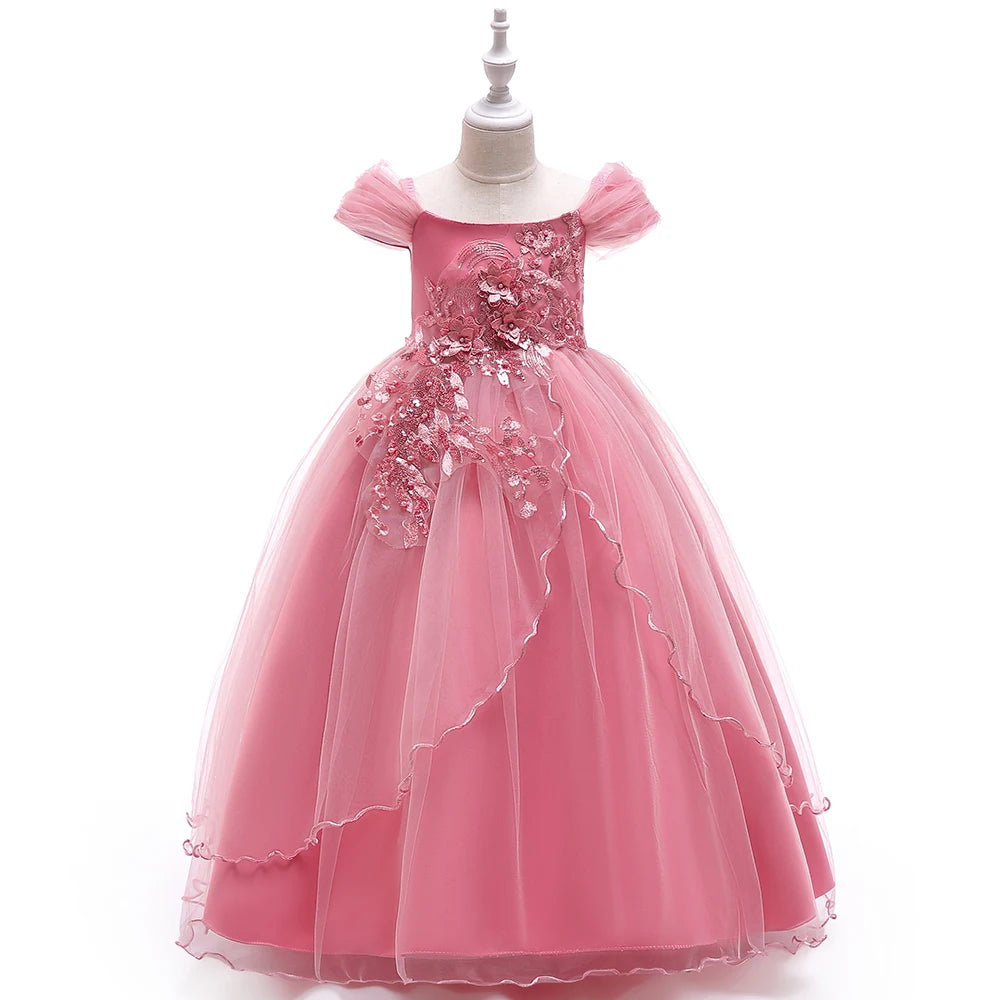 Tulle Bow Junior Bridesmaid Dress