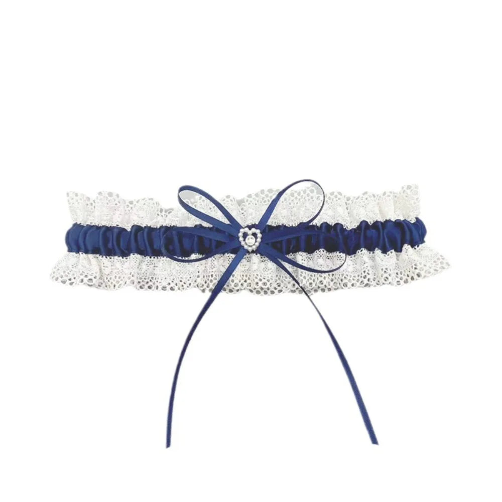 Beautiful Bowknot Bridal Lace Garter Women's Garter Belt Bride Souvenirs Wedding Lace Garter Women Thigh Garter