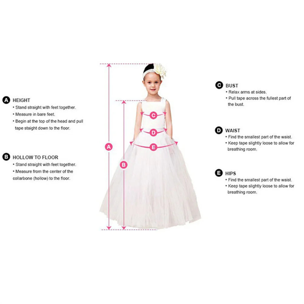 V-Neck Butterfly Pearl Flower Girl Dress