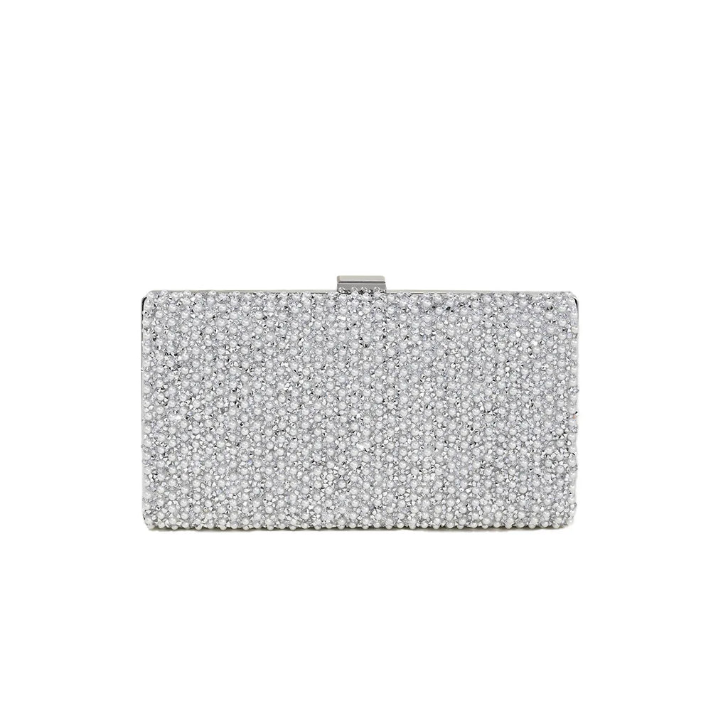 Ladies Evening Bags Clutch Bag Elegant Shiny Hard Metal Buckle Wedding Bridal Dress Evening Bag Banquet Party Handbags