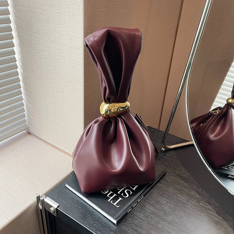 Elegant PU Leather Evening Bag