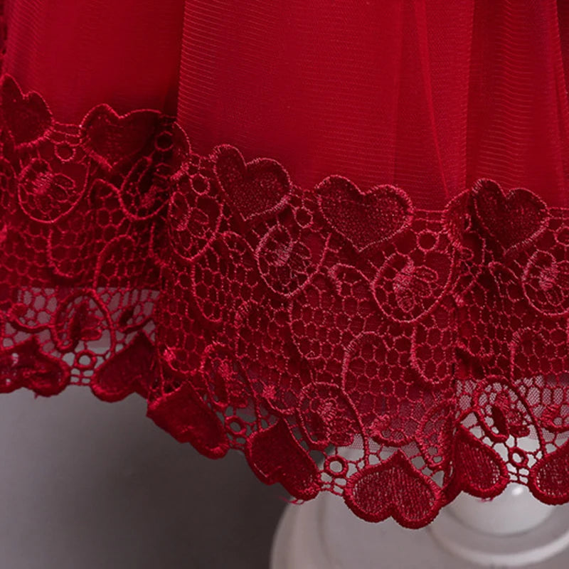 Lace Appliqué Summer Flower Girl Dress