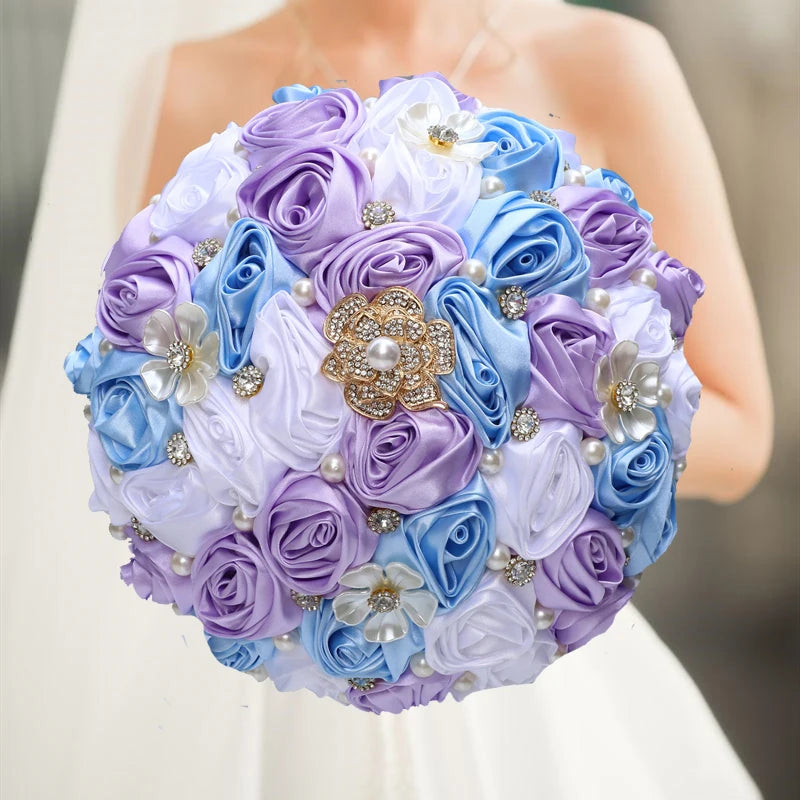Light Blue Wedding Bouquet