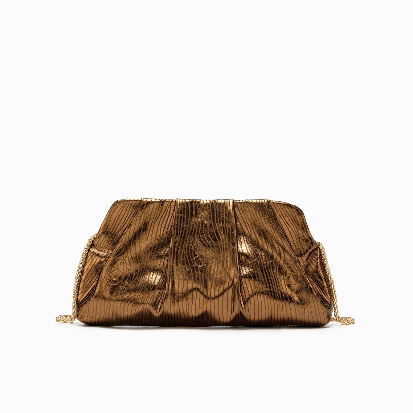 Golden Designer Evening Clutch
