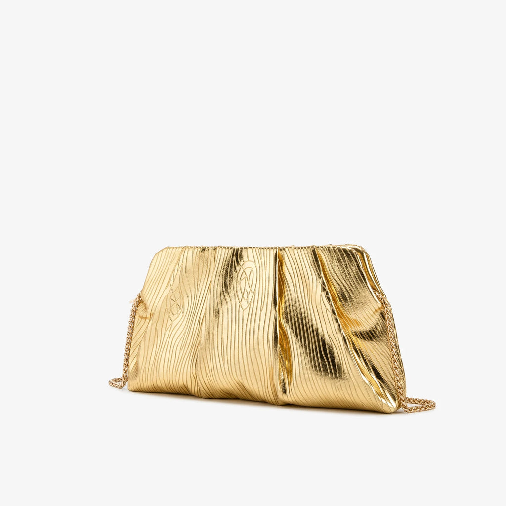 Golden Designer Evening Clutch