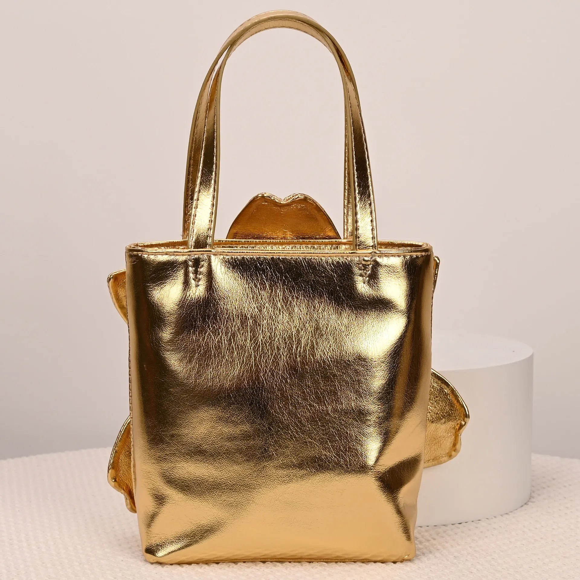 3D Floral Soft PU Leather Women Bucket Handbag Wedding Purse Dress Party Evening Bridal Clutch Bag