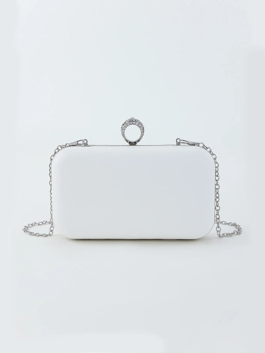 Pearl BRIDE Clutch Purse White Rhinestone Shoulder Handbags Bridal Wedding Evening Bag Ladies Party Decoration MRS Gift Present