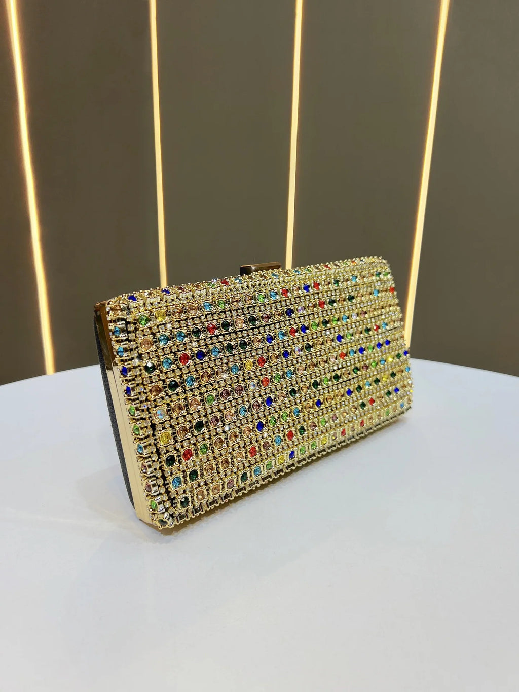 women's clutch exquisite fashion dinner  celebrity rhinestone chain portable women's crossbody women's bag