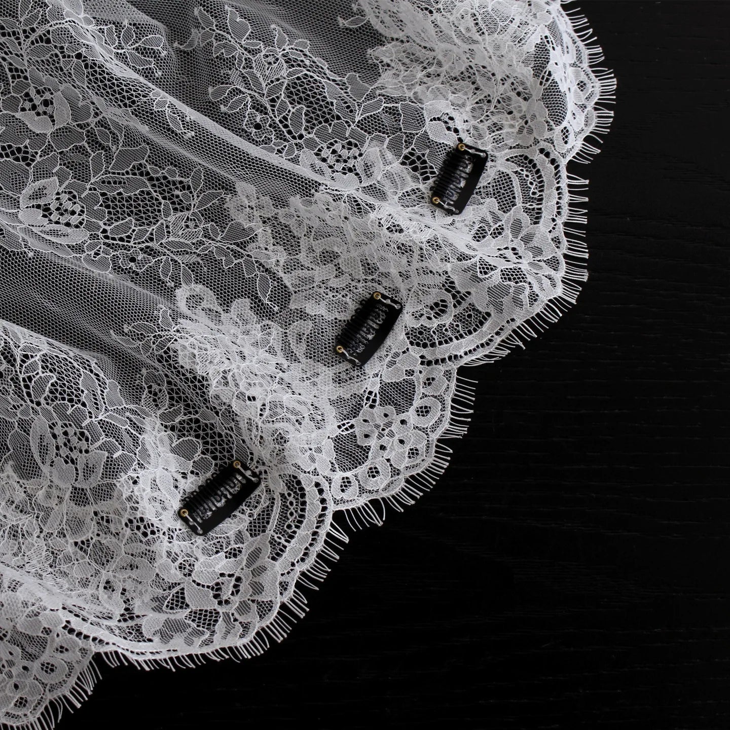 High Quality Wedding Veil Lace Bridal Veils  Short Lace Veils 0.9m*1.5m  Fairy Style Veils L&P DQL Studio