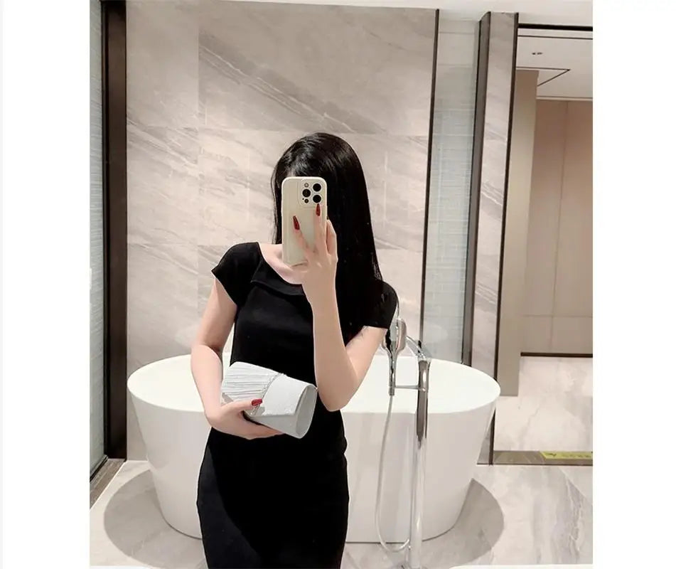 Women's Wedding Clutch Bag Luxury Rhinestone Bow Handbag Banquet Evening Party Purse Chain Diagonal Shoulder Bags For Women