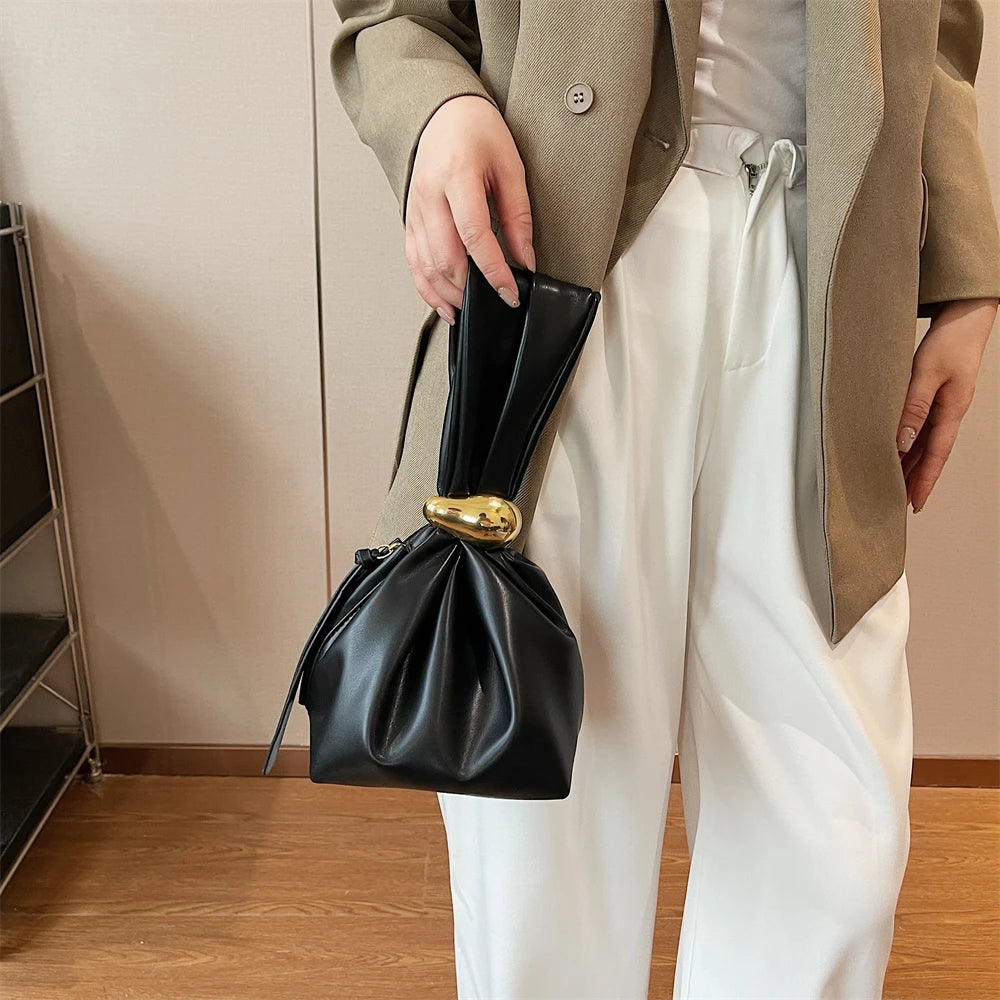 Elegant PU Leather Evening Bag