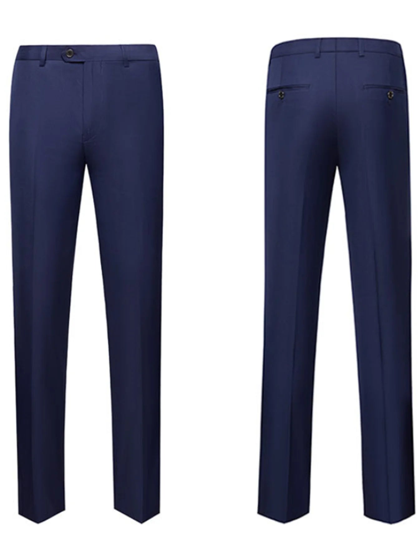 Elegant Men's Suit Sets- Slim Fit Tuxedo Set for Weddings & Formal Occasions, Black Suit