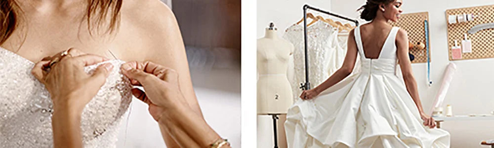 Strapless Applique Mini Wedding Dress