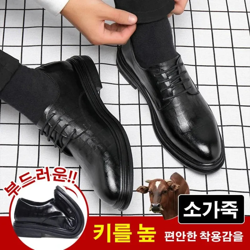 Spring Autumn New Men's Business Shoes Men's Formal Skin Shoes Casual Fashion Men Sneakers Social Elegant Trend Flat