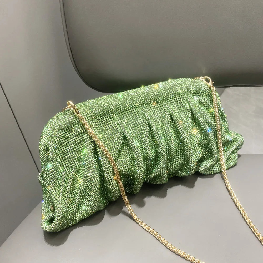 Rhinestone Crystal Evening Clutch