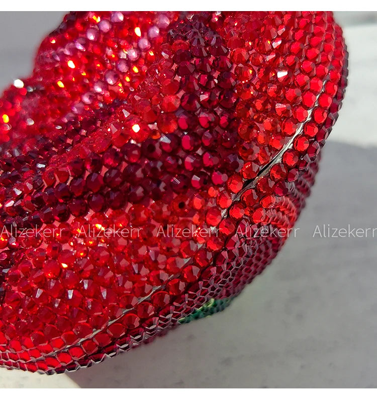 Rose-Shaped Flower Evening Clutch