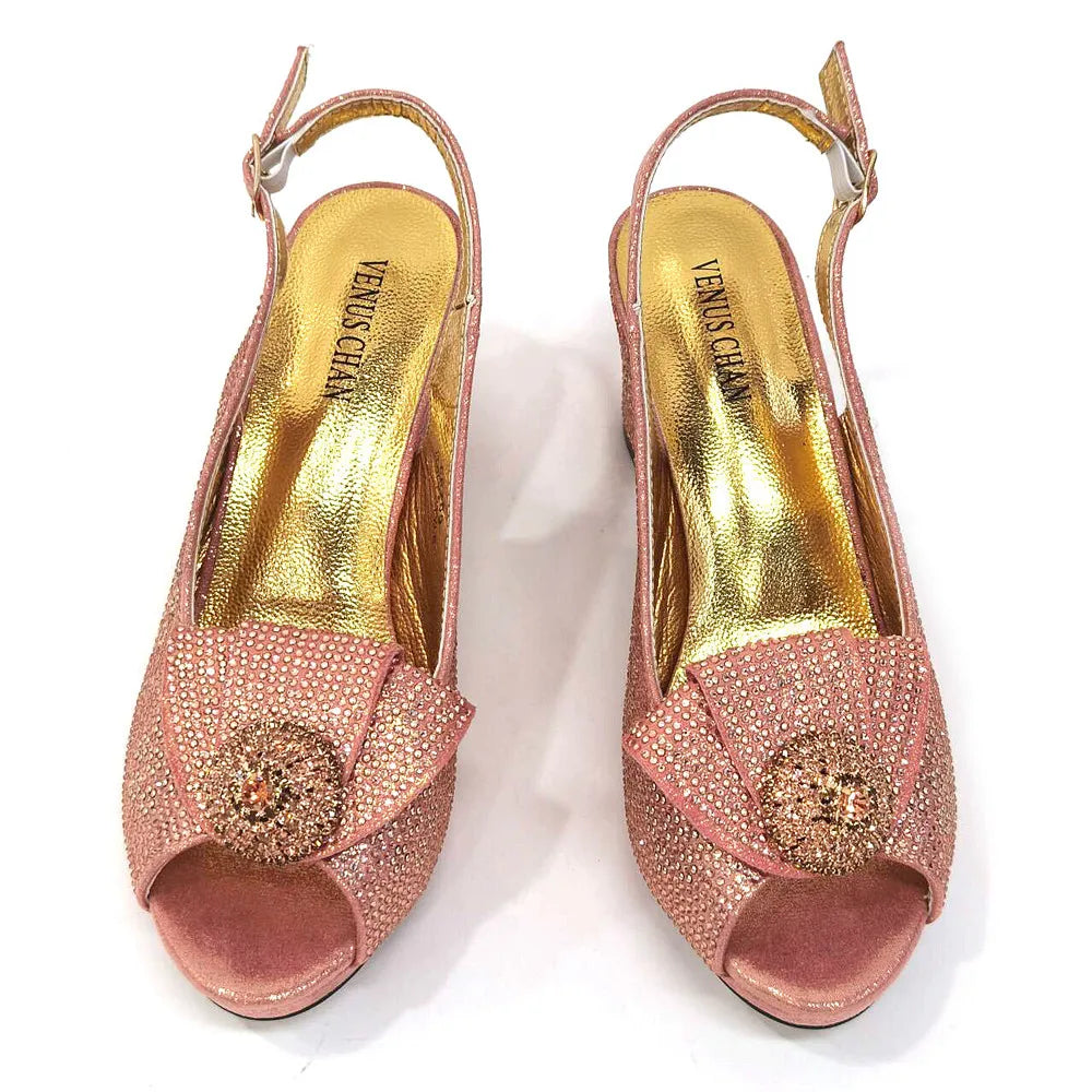 Diamond Wedding Shoe & Bag Set