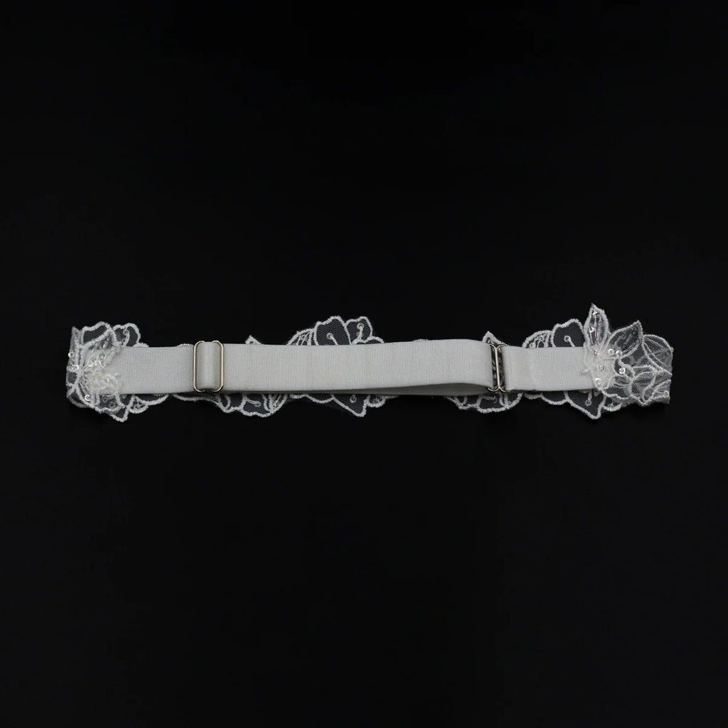 LR030 Fairy Wedding Bridal Garter Sequined Lace High Elastic Band Fresh Brides Bridesmade Leg Rings Women Sexy Small Gifts