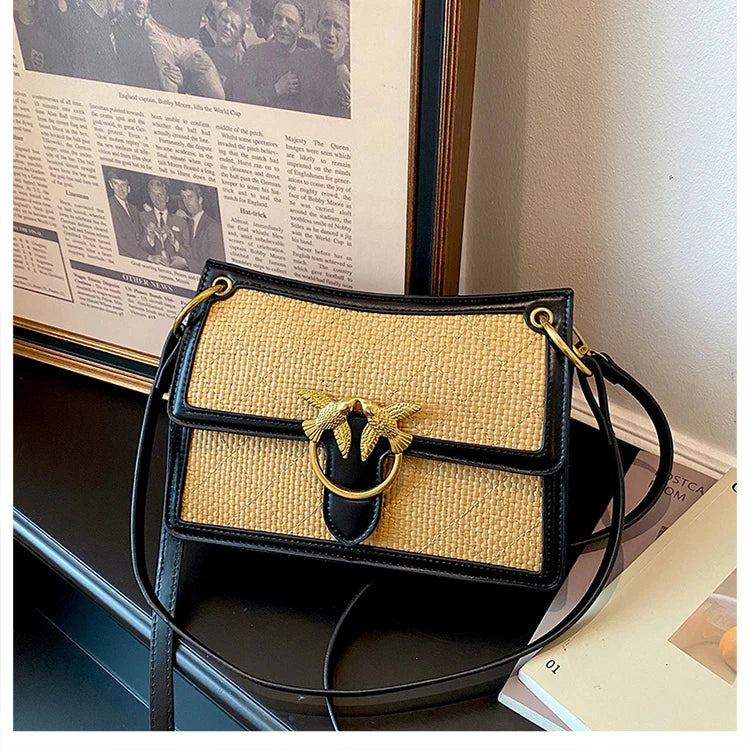 Unique Elegant Diaper Bag Leather Ladies Messenger Purse High End Minimalist Trendy Crossbody Handbag