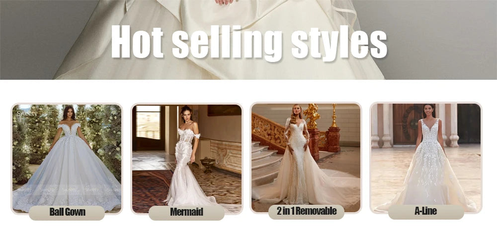 Boat Neck Full Sleeve Taffeta Ball Gown