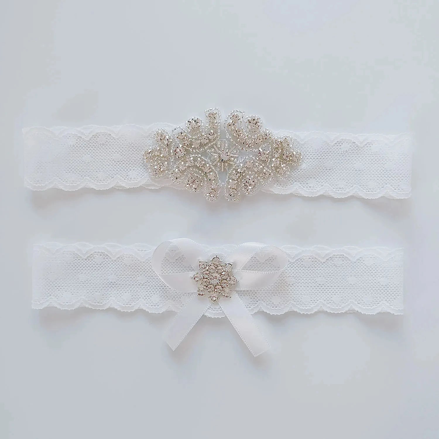 Shinny Bead Crystals Wedding Garter for Bride Leg Ring Loop Thigh Leg Garter  For Wedding Bridal  Accessories
