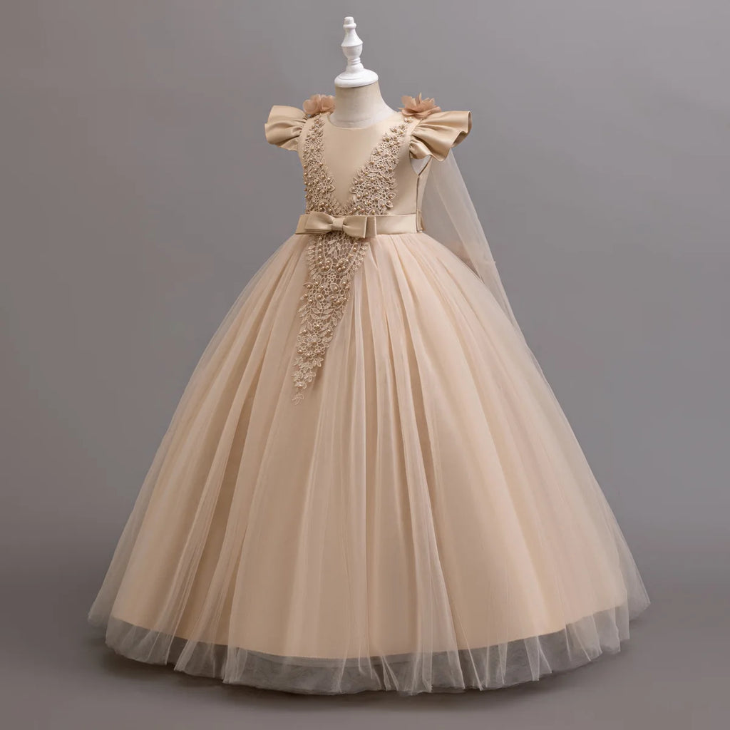 Tulle A-Line Girls' Party Dress
