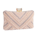 Wedding Bridal Clutch Handbag Female Stylish Evening Bags Elegant Chain Shoulder Bags Luxury Designer Pearl Purse 2024 New