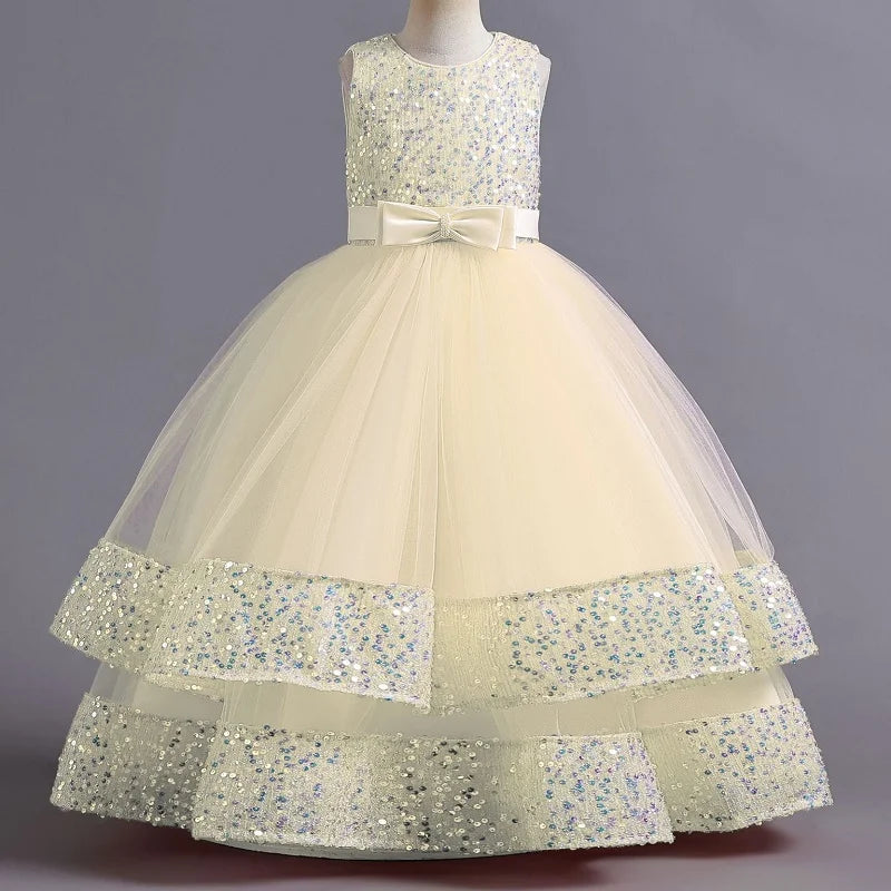 Butterfly Lace Communion & Flower Girl Dress
