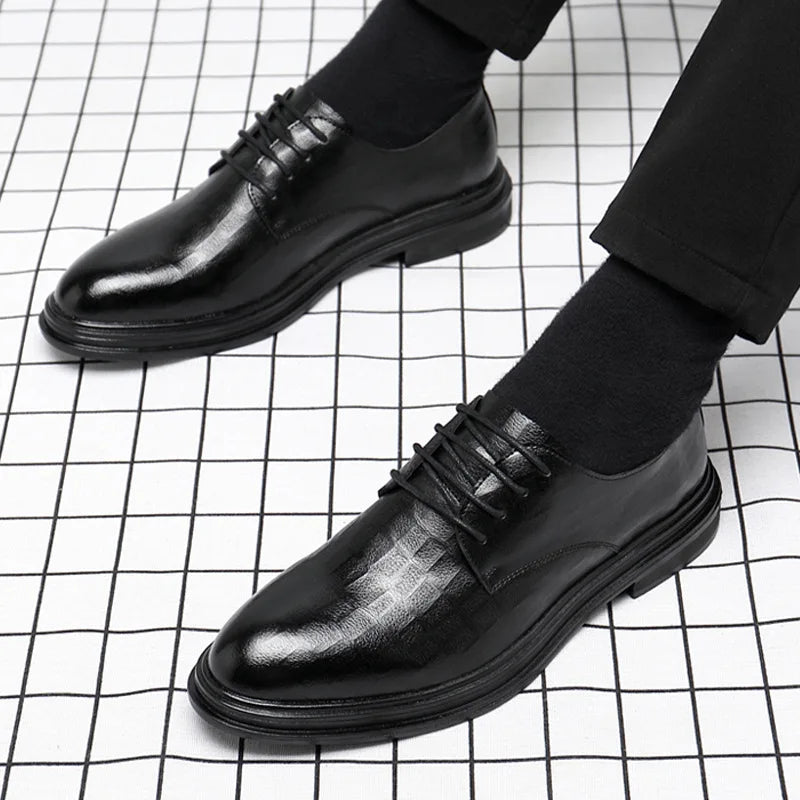 Spring Autumn New Men's Business Shoes Men's Formal Skin Shoes Casual Fashion Men Sneakers Social Elegant Trend Flat