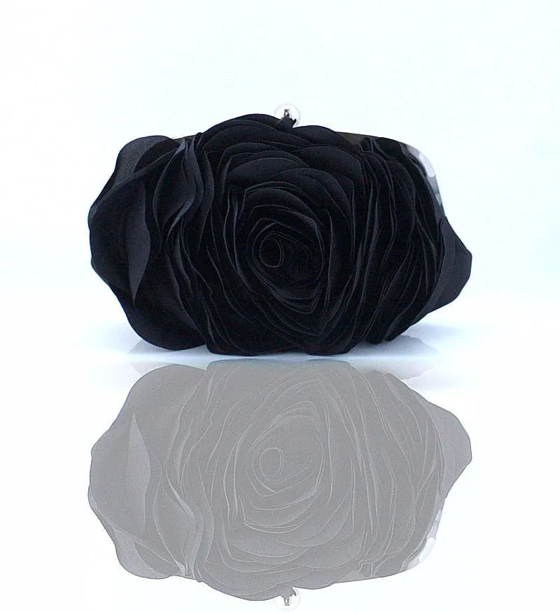 Fashion Flower Clutch Bag Women Wedding Handbag Bridal Clutch Purse Evening Dress Clutches Party Wallet Shoulder Chain Bag