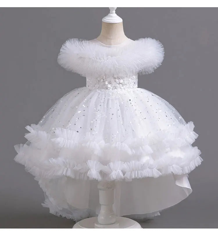 Sleeveless Lace Flower Girl Dress