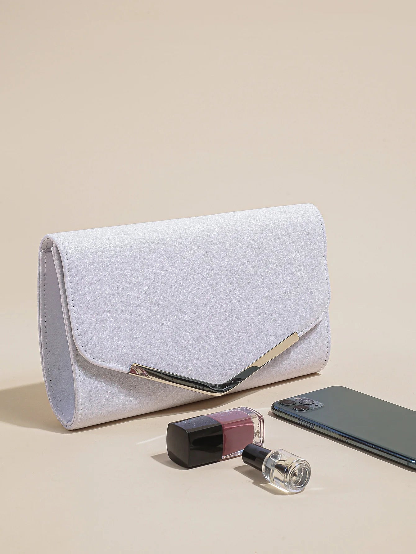 Glitter Envelope Evening Clutch