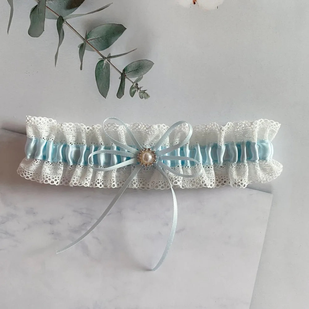 Fashion Bowknot Bridal Lace Garter Women's Garter Belt Bride Souvenirs Women Thigh Garter Leg Ring