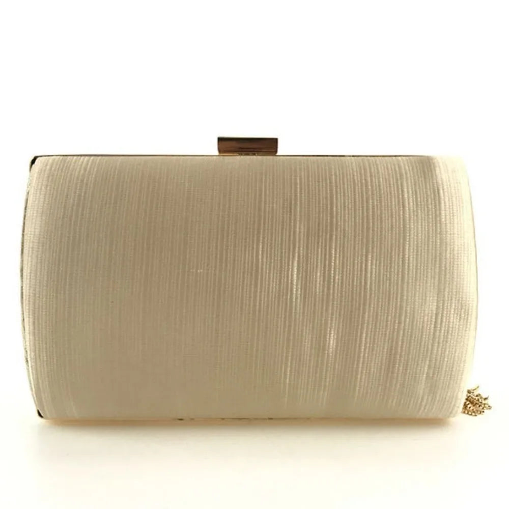 Fashion Luxury Silk Fabric Dinner Handbag Tassel Elegant Evening Banquet Bag Chain Square Bridal Clutch Bag Ladies