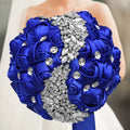 Champage Wedding Bouquet Bridesmaid Bridesmaid Holding Flowers