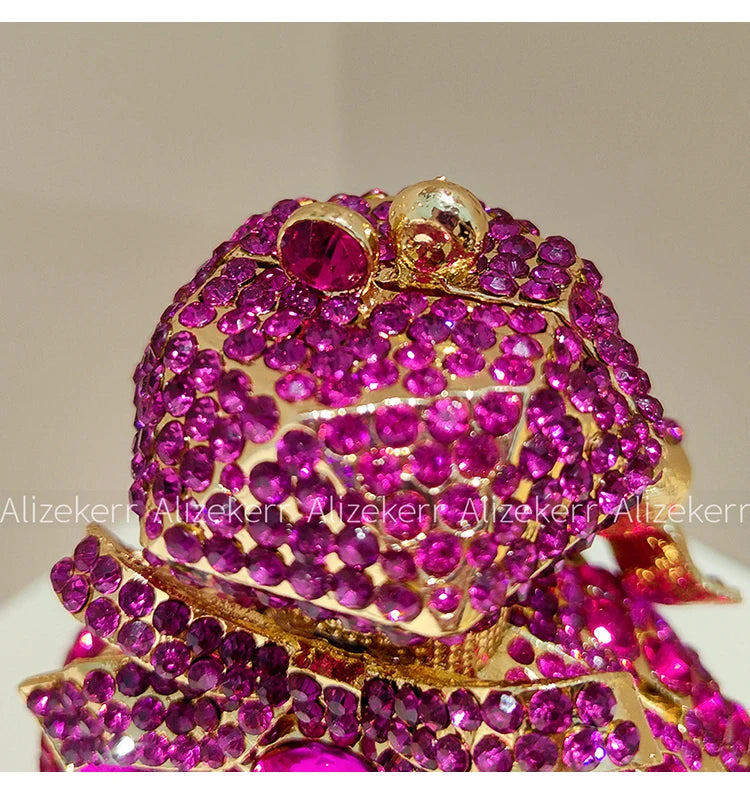 Perfume Bottle Crystal Evening Clutch