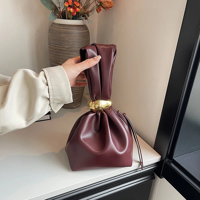 Elegant PU Leather Evening Bag