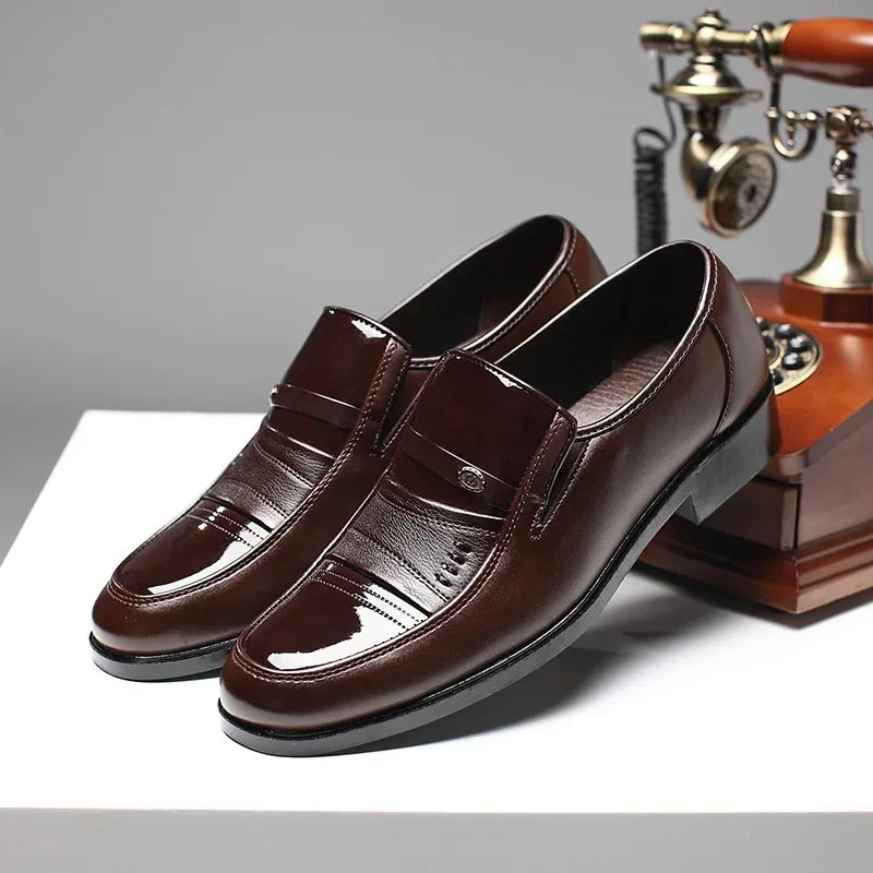 Oxford Shoes for Men Dress Shoes  Formal Shoes Fashion Round Toe Business Wedding  Dress  Men Designer  Loafers