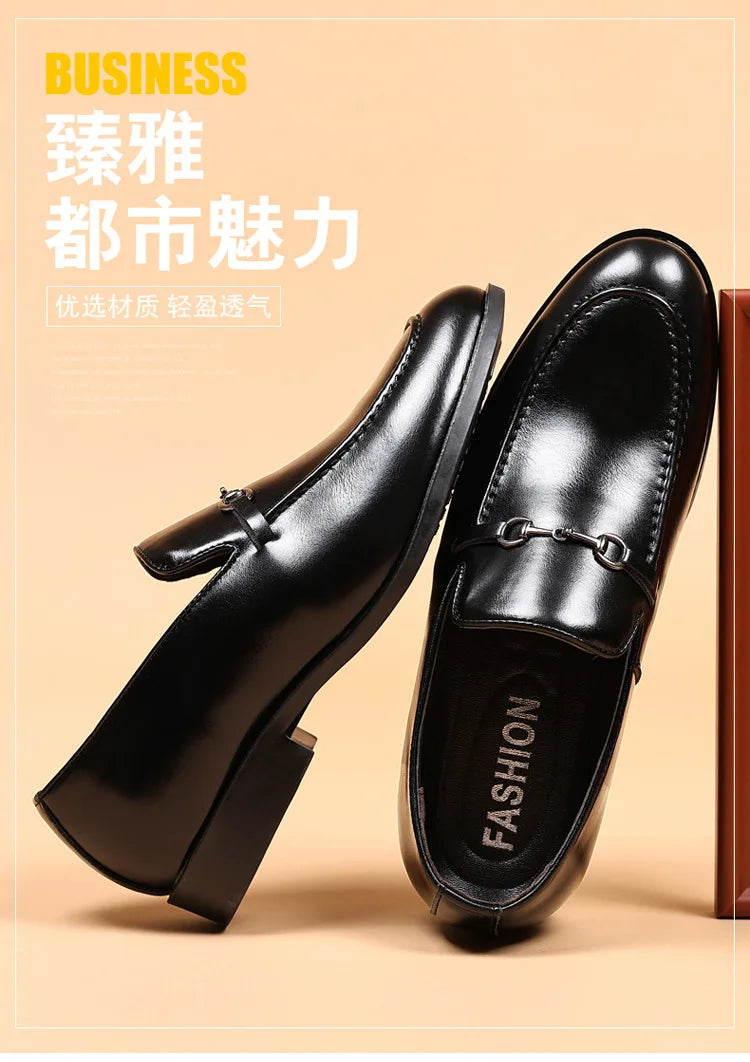 Office Shoes Men Classic Loafers Men Formal Shoes Brand Dress Shoes Men Elegant Sepatu Slip on Pria Zapatos De Hombre Ayakkabi