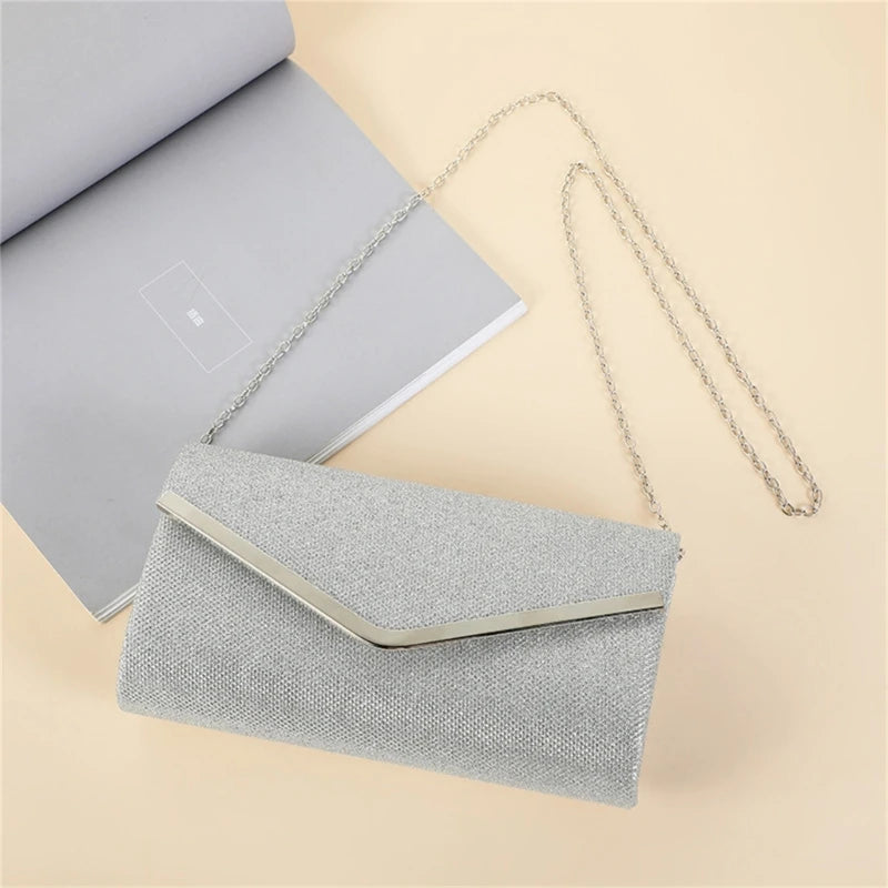 THINKTHENDO Popular Women's Evening Shoulder Bag Bridal Clutch Party Prom Wedding Envelope Handbag New