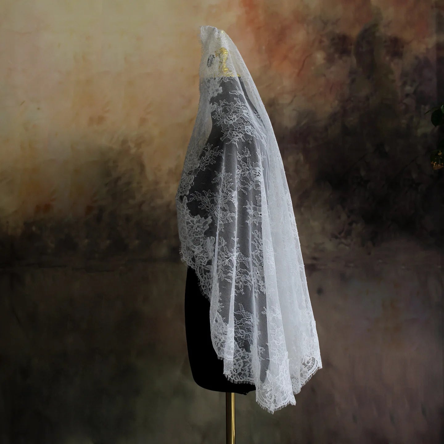 High Quality Wedding Veil Lace Bridal Veils  Short Lace Veils 0.9m*1.5m  Fairy Style Veils L&P DQL Studio